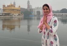 Ananya Panday showcases her spiritual side as she visits Amritsar temple