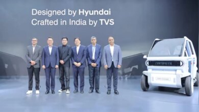 Bharat Mobility Global Expo 2025: Hyundai comes with TVS for small four-wheelers and three-wheelers छोटे चारपहिया व तिपहिया वाहनों के लिए TVS के साथ आई Hyundai