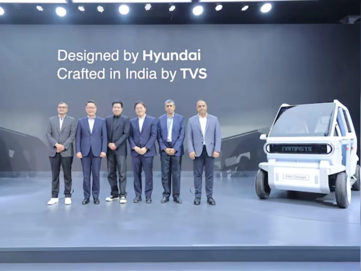 Bharat Mobility Global Expo 2025: Hyundai comes with TVS for small four-wheelers and three-wheelers छोटे चारपहिया व तिपहिया वाहनों के लिए TVS के साथ आई Hyundai