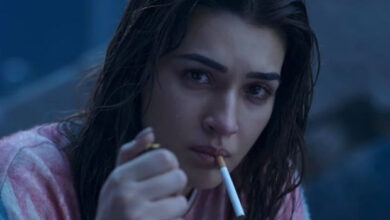 Confirmed! Kriti Sanon to Headline Dhanush Starr Tere Ishk Mein; Smokes a cigarette in Rugged First Look! : Bollywood news