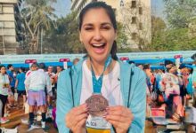 Nikita Dutta completes sixth Mumbai Marathon, celebrates 10 years of running 10 : Bollywood News