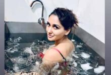 Nikita Dutta gears up for Mumbai Marathon with pre-race ice bath