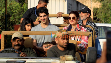 Photos: Akshay Kumar and family snapped while on safari at Jhalana