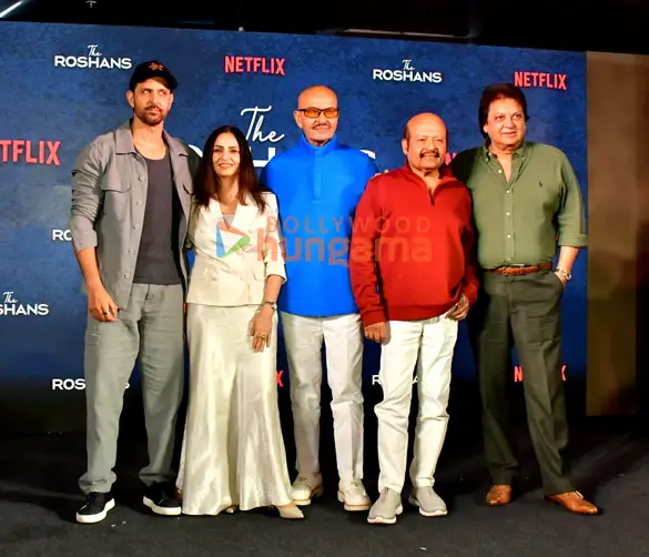 Photos: Hrithik Roshan, Rakesh Roshan, Rajesh Roshan and others grace The Roshan's trailer launch | Parties & Events