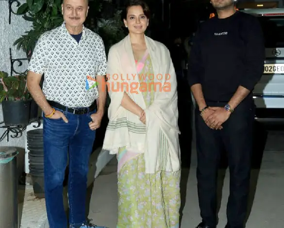 Photos: Kangana Ranaut, Anupam Kher and others grace the special screening of Emergency | Parties & Events