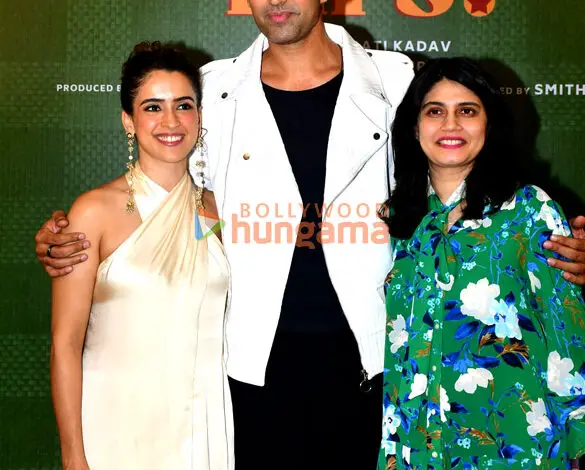 Photos: Sanya Malhotra, Nishant Dahiya and Arati Kadav snapped promoting their film Mrs.