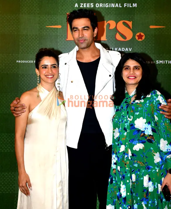 Photos: Sanya Malhotra, Nishant Dahiya and Arati Kadav snapped promoting their film Mrs.