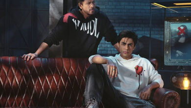 Shah Rukh Khan and Aryan Khan leave fans mesmerized as they drop new pic from their DYAVOL photoshoot : Bollywood News