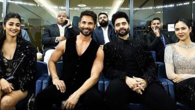 Shahid Kapoor, Jackky Bhagnani, Pooja Hegde, and Sonam Bajwa attend DP World ILT20