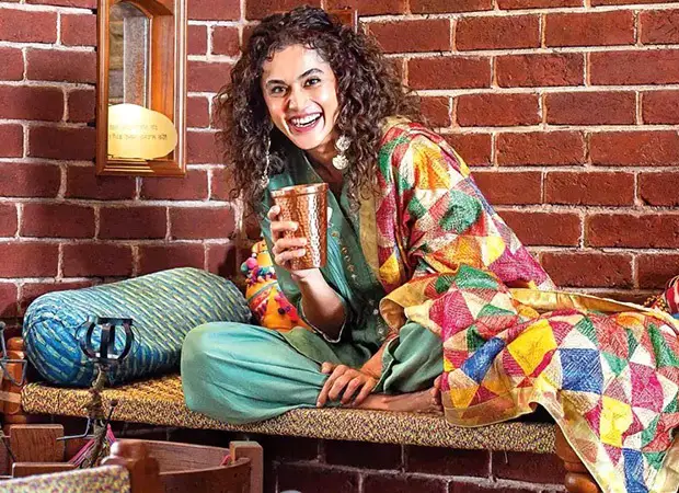 Taapsee Pannu continues shooting for Gandhari amid festival time