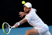 France's Corentin Moutet 'Collapsed In Shower' Before Australian Open Match