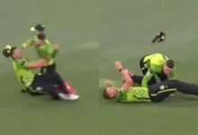 Horrific Collision Rocks Big Bash League. Australia Star Stretchered Off - Video