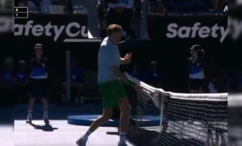 Russian Tennis Star Daniil Medvedev Set To Pay Big Price After Smashing Racquet, Camera At Australian Open. watch