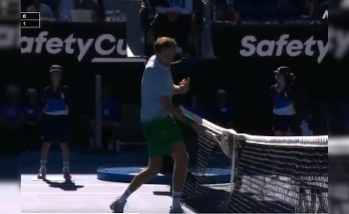 Russian Tennis Star Daniil Medvedev Set To Pay Big Price After Smashing Racquet, Camera At Australian Open. watch