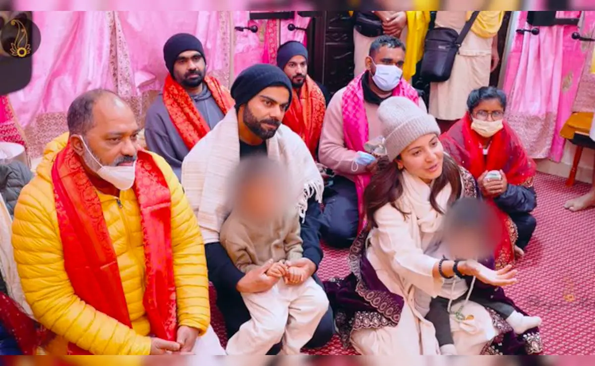 "Kuch Sawaal They Mann Mein": Anushka Sharma, Virat Kohli Visit Premanand Maharaj