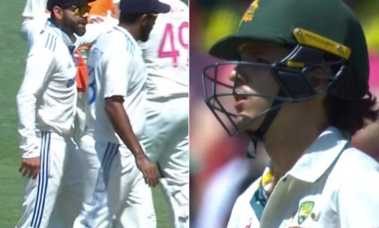 Virat Kohli, Jasprit Bumrah Brutally Sledge Sam Konstas In India vs Australia 5th Test, Mock Star. watch