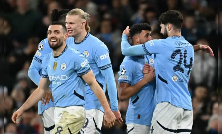 Manchester city face real madrid in pick of champions league play-off ties