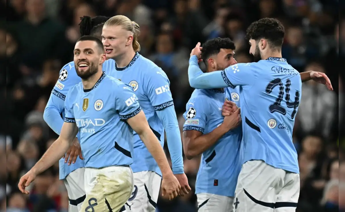 Manchester city face real madrid in pick of champions league play-off ties