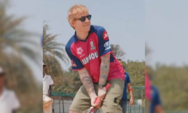 Ed Sheeran Plays Cricket With Rajasthan Royals Stars, Pays Tribute to Shane Warne