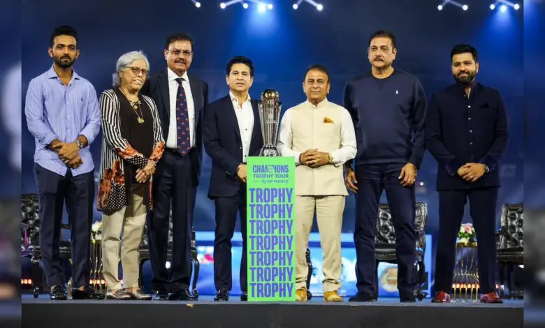 ICC Men's Champions Trophy 2025 Trophy Tour Concludes with India Tour