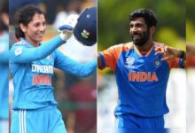 Bcci Awards: Jasprit bumrah is best men's cricketer, smriti mandhana bags women's honor, lifetime award for Sachin Tendulkar