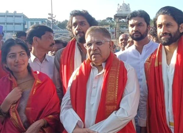 Naga chaitanya, sai pallavi seek blessings at tirupati ahead of thandel release: bollywood news