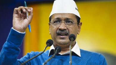 दिल्ली चुनाव में अरविंद केजरीवाल ने बताया आम आदमी पार्टी स्कोर, 55 नॉट आउट.