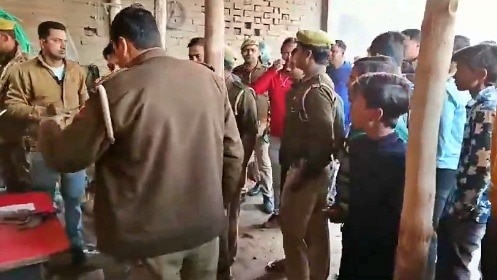 मौके पर पहुंचे बरेली पुलिस के अधिकारी