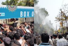 Police Resort to Water Cannons for Controlling Stampede-Like Situation for India vs England Cuttack ODI TICKET-SEEKERS