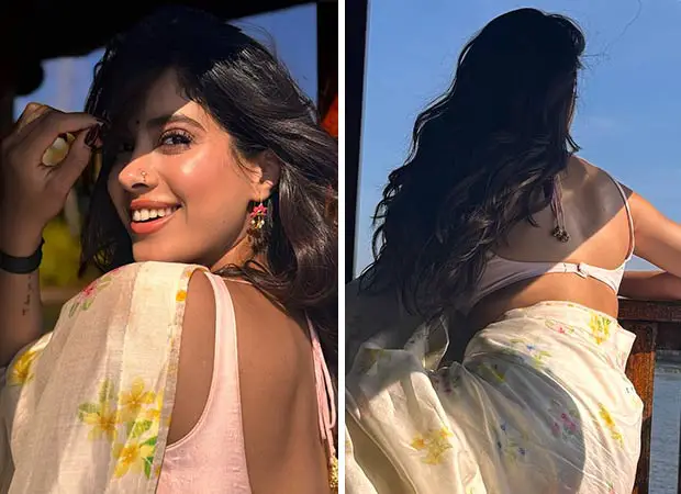 Janhvi Kapoor Dons Soft-Hued Saree With Backless Blouse as She Resumes Param Sundari Shoot in Kerala: Bollywood News