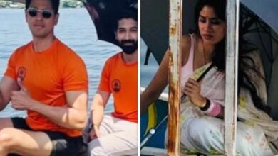 Param Sundari: More Photos of Sidharth Malhotra and Janhvi Kapoor Go Viral from the sets of the film in Kerala: Bollywood News