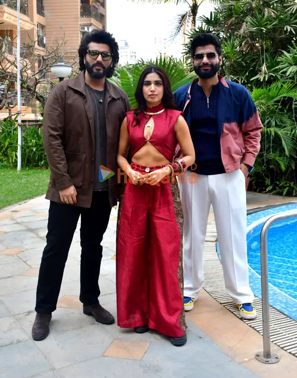 Photos: Arjun Kapoor, Bhumi Pednekar and Harsh Gujarat Snapped Promoting Mere Husband Ki Biwi | Parties & events