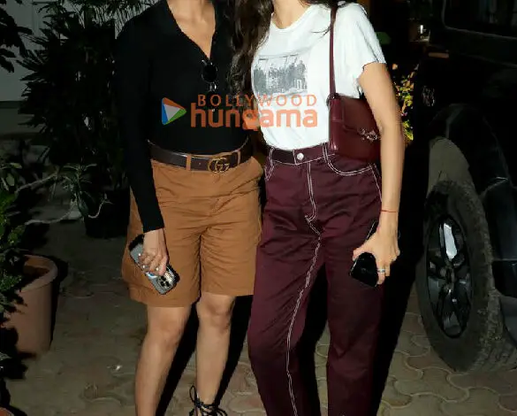 Photos: Mrunal Thakur and Banita Sandhu snapped in Bandra