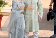 Photos: Priyanka Chopra Jonas and Nick Jonas snapped outside Madhu Chopra’s house in Versova