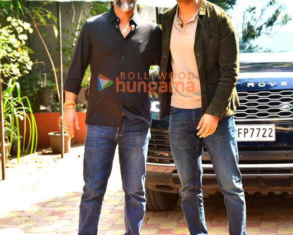 Photos: Vicky Kaushal and Laxman Utekar snapped promoting Chhava