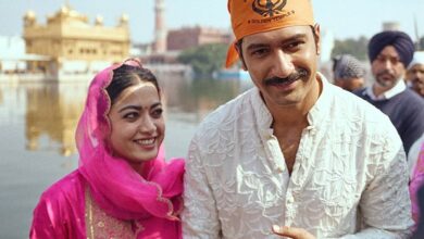 Vicky kaushal and rashmika mandanna seek blessings at golden temple ahead of chhaava release: bollywood news