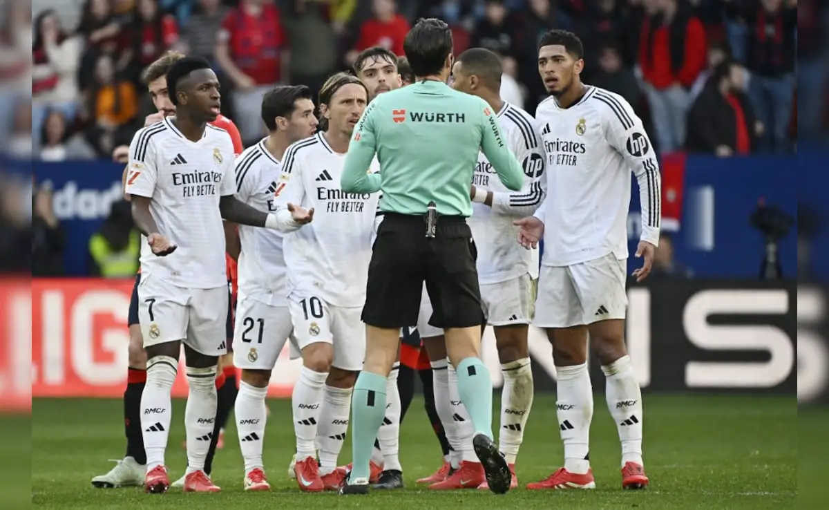 La Liga: Real Madrid Held by Osasuna with Jude Bellingham Sent off