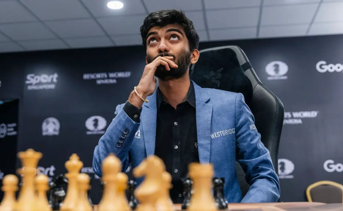 D Gukesh Starts Moderately In Freestyle Chess Grand Slam