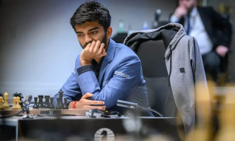 D Gukesh Goes Down to Fabiano Caruana in Freestyle Grand Slam