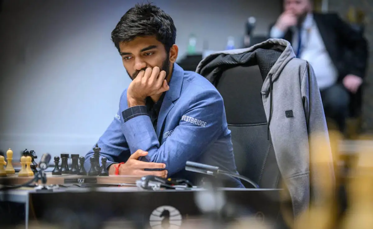 D Gukesh Goes Down to Fabiano Caruana in Freestyle Grand Slam