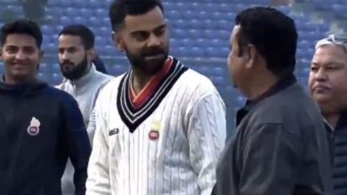 Virat Kohli Shares Wholesome Moment With Childhood Coach DDCA Felicitation. Watch