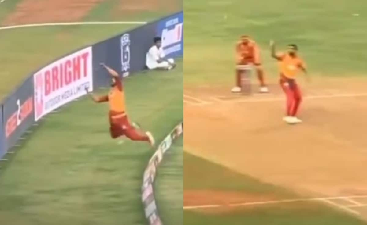 Bizarre! Terrific Fielding Saves Sure-Shot 4 But Bowler Concedes 6 on Same Ball. Watch