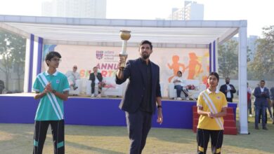 Ishant Sharma Attends Adani International School's Annual Sports Day