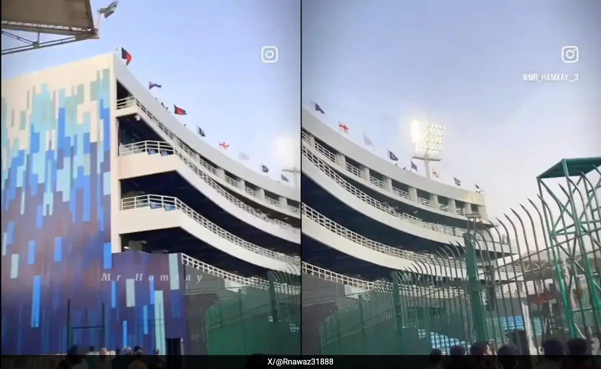 Indian Flag Controversy in Pakistan Ahead of Champions Trophy, Stadium Video Viral