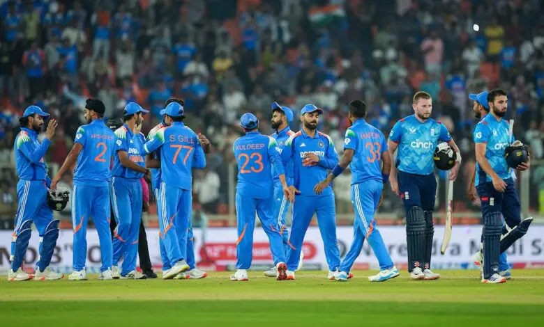 All-round India Demolish England by 142 Runs to Complete 3-0 Clean Sweep in ODI Series