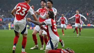 Arsenal Close Gap on Leaders Liverpool, Omar Marmoush Treble Lifts Manchester City