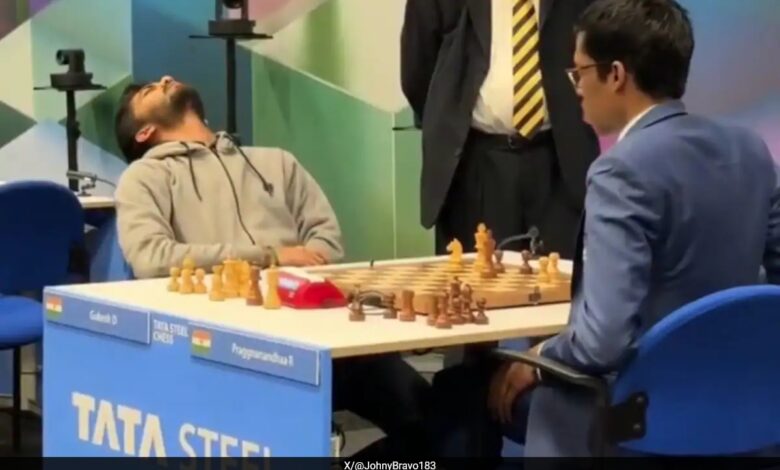 'World Champion' d Gukesh Heartbroken on Losing Tata Chess Title Against R Pragnandhaa. VIDEO