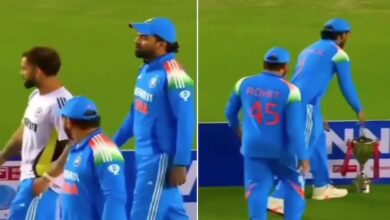 Virat Kohli, Rohit Sharma, Kl Rahul Forget India's Odie Series Trophy. Brain fade moment is viral